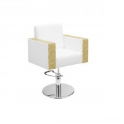 Fauteuil de coiffure à base ronde