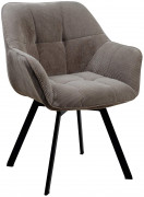 Chaise de réception en tissu velours