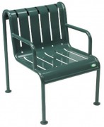 Fauteuil extérieur en acier