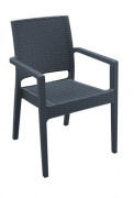 Fauteuil extérieur en polypropylène IBIZA