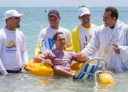 Fauteuil flottant amphibie