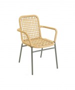 Fauteuil restaurant aluminium Drisse