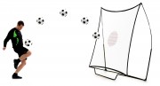 Filet de rebond foot ball acier - Dimensions : 152 x 244 cm - 213 x 213 cm
