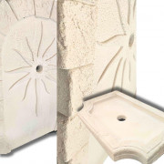 Fontaine de jardin murale