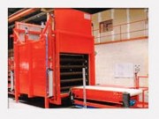 Four industriel à tapis