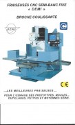 Fraiseuse de précision semi banc fixe DF4-CNC