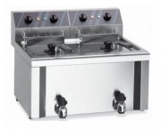 Friteuse électrique double cuve en Inox