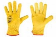 Gants d'hiver en cuir vachette
