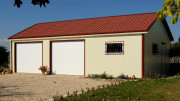 Garage double préfabriqué