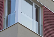 Garde-corps fenêtre en verre sur mesure