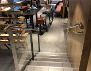 Garde corps escalier en verre sur mesure