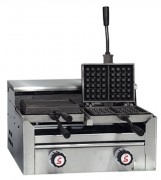 Gaufrier à gaz 2 fers