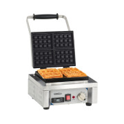 Gaufrier professionnel 4 mini gaufres - Ouverture simple 90° - 1 700 W - Casselin