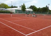 Gazon synthétique terre battue pour terrain tennis 25 m
