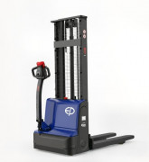 Gerbeur électrique duplex - Levage : de 2,5 m à 4,15 m - Charge : 1,5 T - Batterie lithium