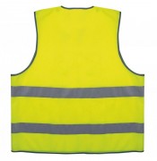 Gilet de signalisation 100 % polyester - Bandes rétro réfléchissantes