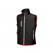 Gilet softshell de travail coupe-vent