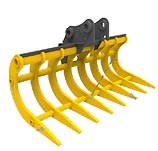 Godet fléco pour mini-pelle - 2 à 36 T - 5 à 8 branches