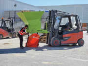 Godet remplisseur de big bag 1m3 - Capacité 1430 L