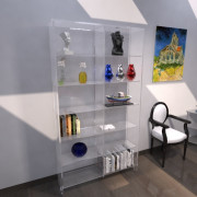 Grande Bibliothèque en Plexiglas