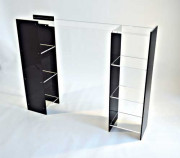 Grande Console Noire en Plexiglas
