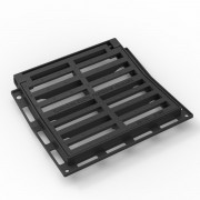 Grille cadre dalot carré 