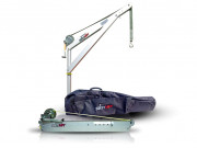 Grue portable amovible 400 kg pour véhicules, chantiers et/ou ateliers