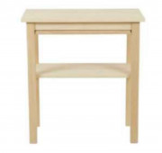 Guéridon de service en bois avec étagère - Dim. L700 ou L800 x l400 ou l500 x H750 mm