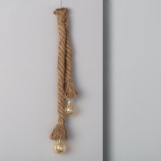 Guirlande corde suspendue 2 spots LED