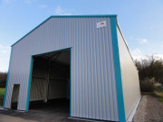Hangar fermé de stockage modulaire