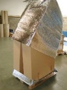 Housse isotherme aluminium pour palettes - 20 ou 40 pieds