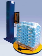 Housseuse rétractable à plateau tournant Ø1650 mm - Capacité 20 palettes/h