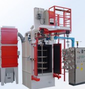 Installation sablage à turbine de grenaillage