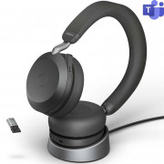 Jabra Evolve2 55 Stéréo MS + Dongle USB-A Link380 & Socle