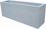 Jardinière béton rectangulaire moderne
