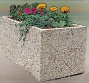 Jardinière en béton à poser