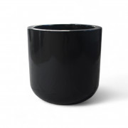 Jardinière plastique semi cylindrique - Dim : 400 x 400 x H400 mm