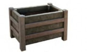Jardinière rectangulaire plastique recyclé