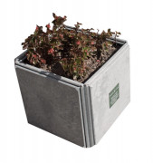 Jardinière urbaine en plastique recyclé - L. 430 ou 860 mm - Hauteur : 445 mm