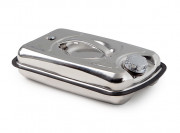 Jerrican horizontal de sécurité inox - 5 à 20 L 