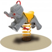 Jeu à bascule sur ressort éléphant