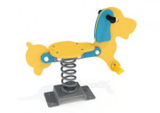 Jeu extérieur sur ressort pour école  - Forme chien - Dimensions : 809 x 280 x 652 mm