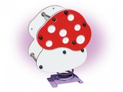 Jeu sur ressort champignon