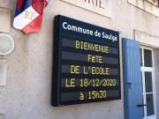 Journal lumineux affichage led