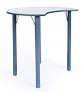 Table scolaire modulable demi lune - T6