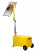 Kit alimentation photovoltaïque mobile pour chantier - Tension 12V -  Puissance 50 W