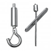 Kit crochet avec câble butée