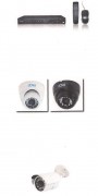Kit de videosurveillance 4 cameras - Pack  vidéo surveillance intérieur et extérieur HDMI/VGA