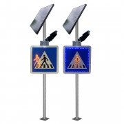 Panneau routier LED passage piéton - Type C