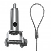 Kit support suspendu XL avec câble boucle - Lot de 10 pièces - L.2ML à 5 ML